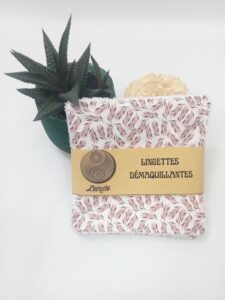 feuille rose bordeaux