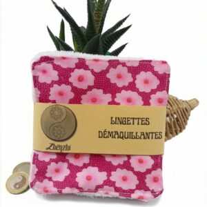Lot de 5 lingettes lavables bambou Oeko-Tex