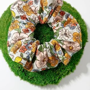 Chouchou Taille M Fleurs de Printemps