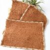 Lot de 3 lingettes bambou bifaces Ton Marron - Thumbnail Image 2