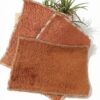 Lot de 3 lingettes bambou bifaces Ton Marron - Thumbnail Image 3