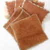 Lingettes démaquillantes bambou lavables bi-face – Lot de 6 Ton Marron - Thumbnail Image 2