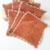 Lingettes démaquillantes bambou lavables bi-face – Lot de 6 Ton Marron - Thumbnail Image 3